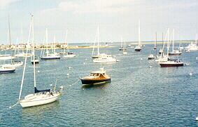 Nantucket Harbor from the mooring